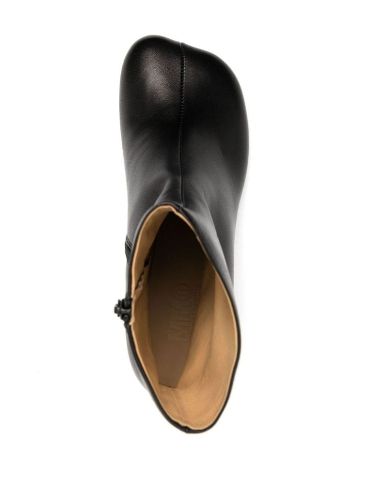 Black Anatomic 70 Leather Ankle Boots