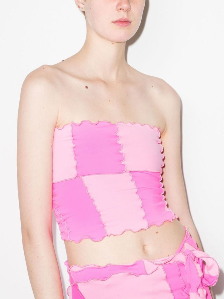 Panelled Bandeau Top