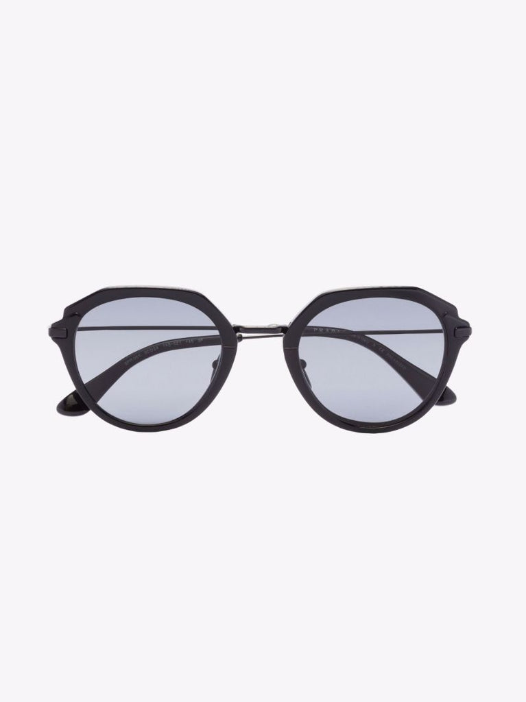 Black Round Frame Sunglasses
