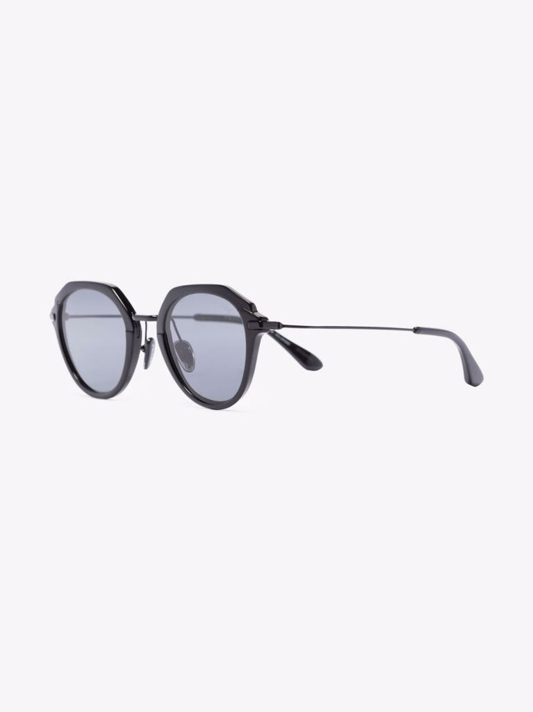 Black Round Frame Sunglasses