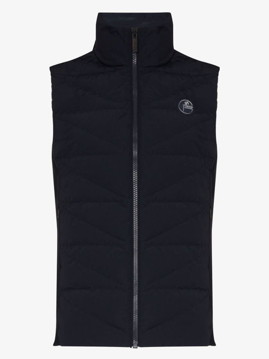 Blue Mauro Quilted Padded Gilet