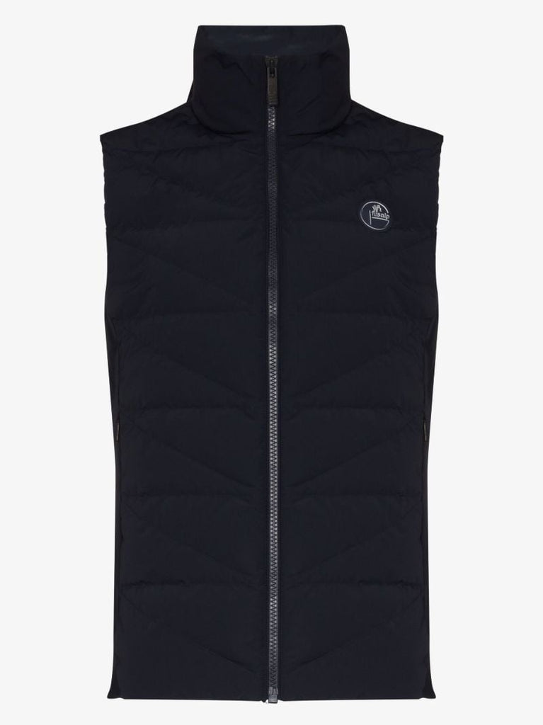 Blue Mauro Quilted Padded Gilet