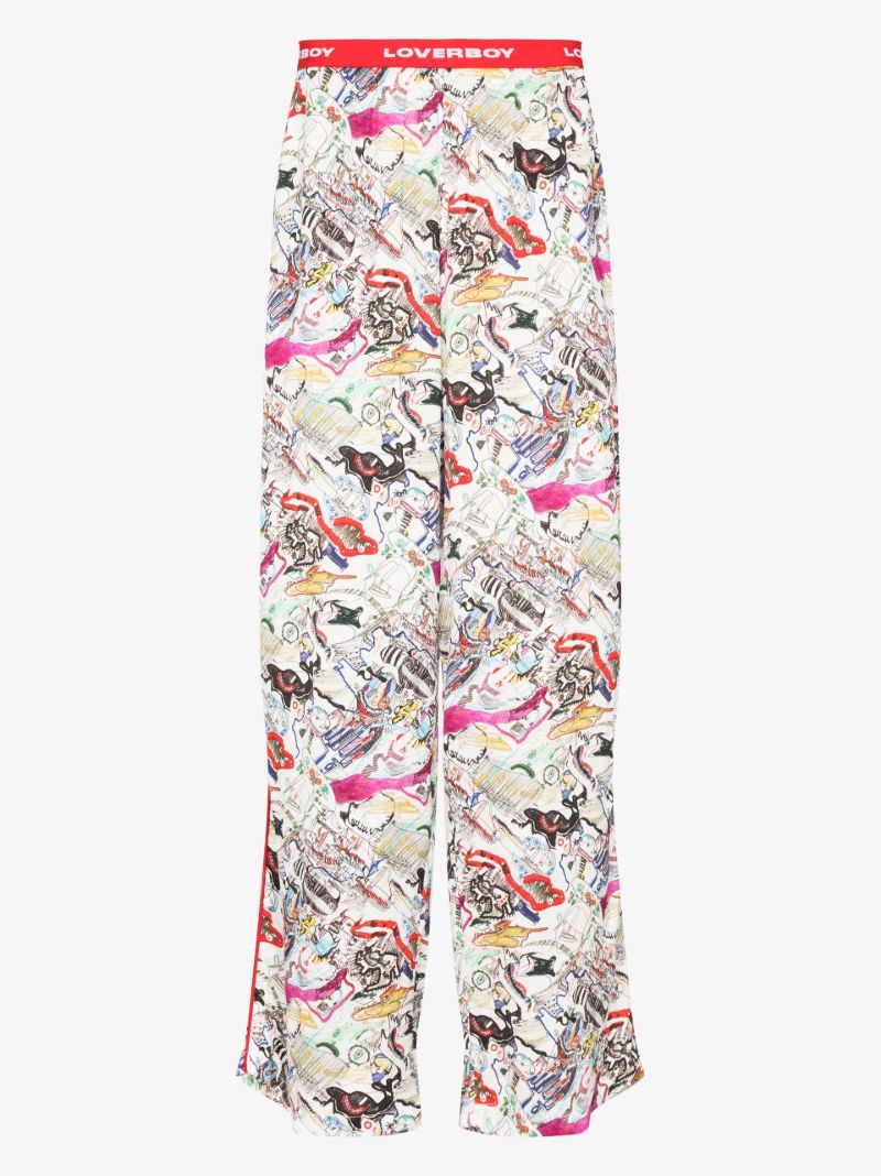 X Browns White Crunchy Biscuits Trousers