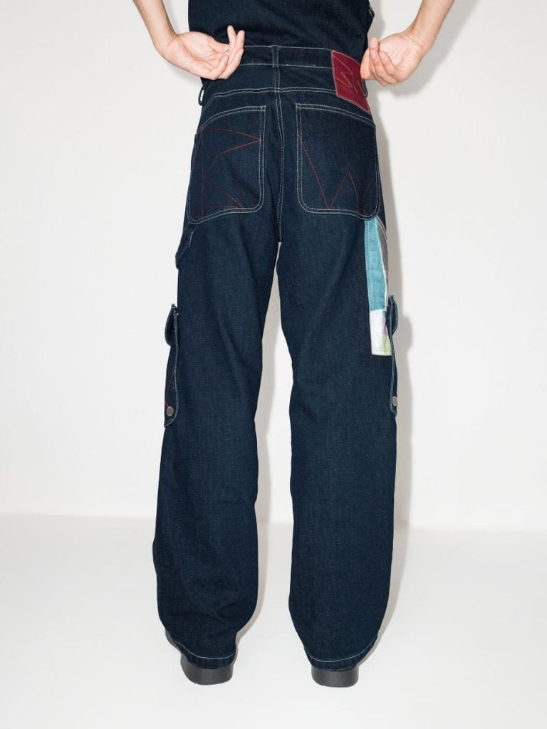 X Browns Focus Blue 2 Modular Wide Leg Jeans