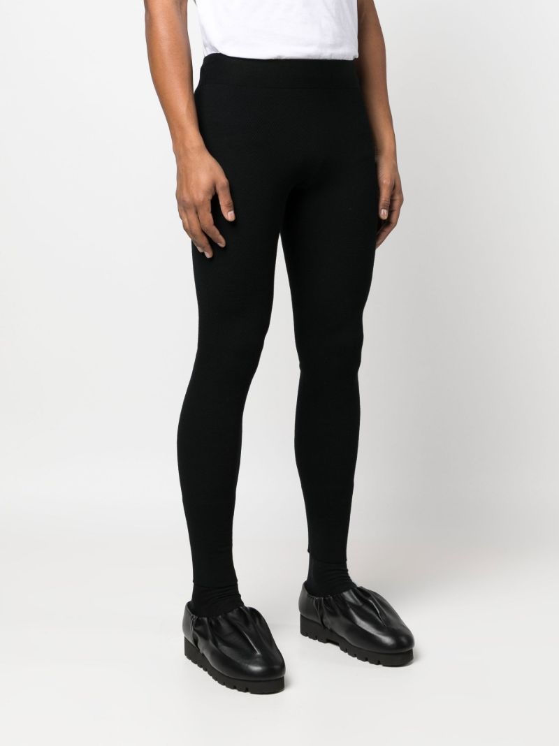 Black Sport Wool Long Johns