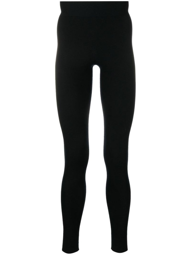 Black Sport Wool Long Johns