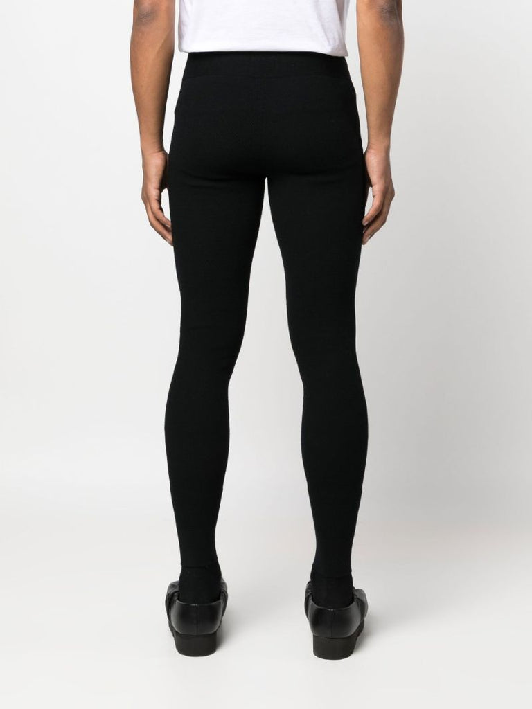 Black Sport Wool Long Johns