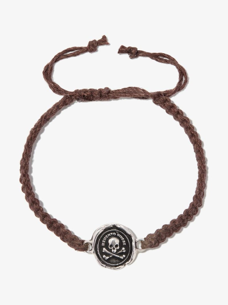 Sterling Silver Remember to Live Braided Bracelet