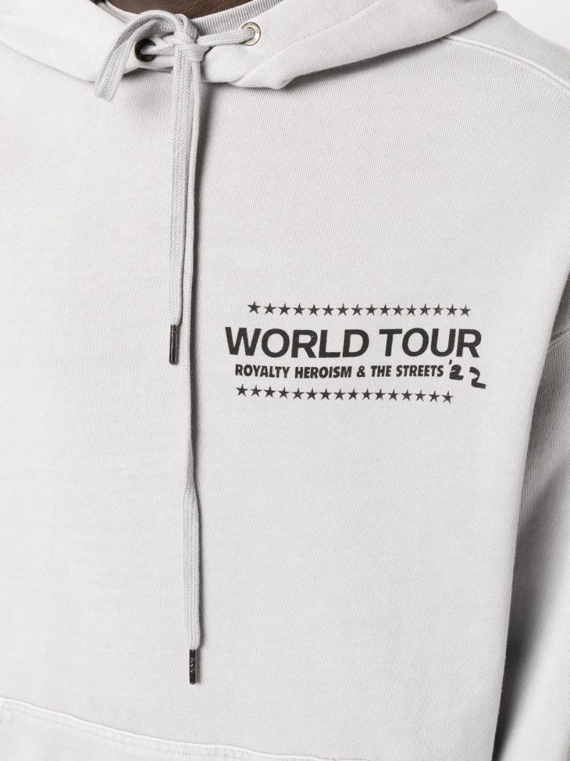 Grey Paste Up Biggie Hoodie