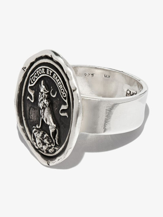 Sterling Silver Struggle and Emerge Ring