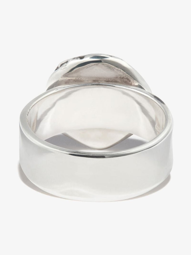 Sterling Silver Direction Signet Ring