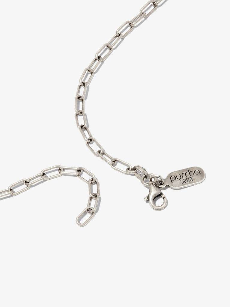 Sterling Silver Struggle and Emerge Chain Necklace