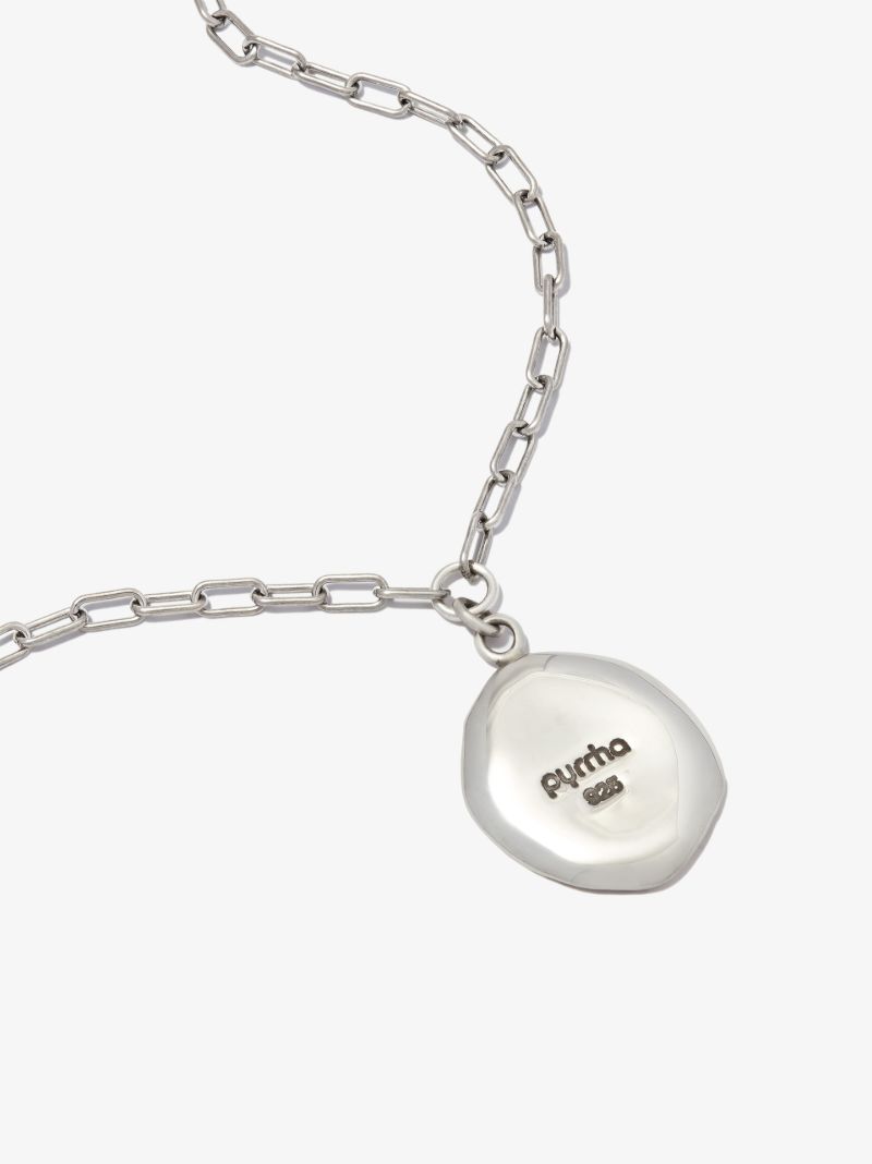 Sterling Silver Struggle and Emerge Chain Necklace