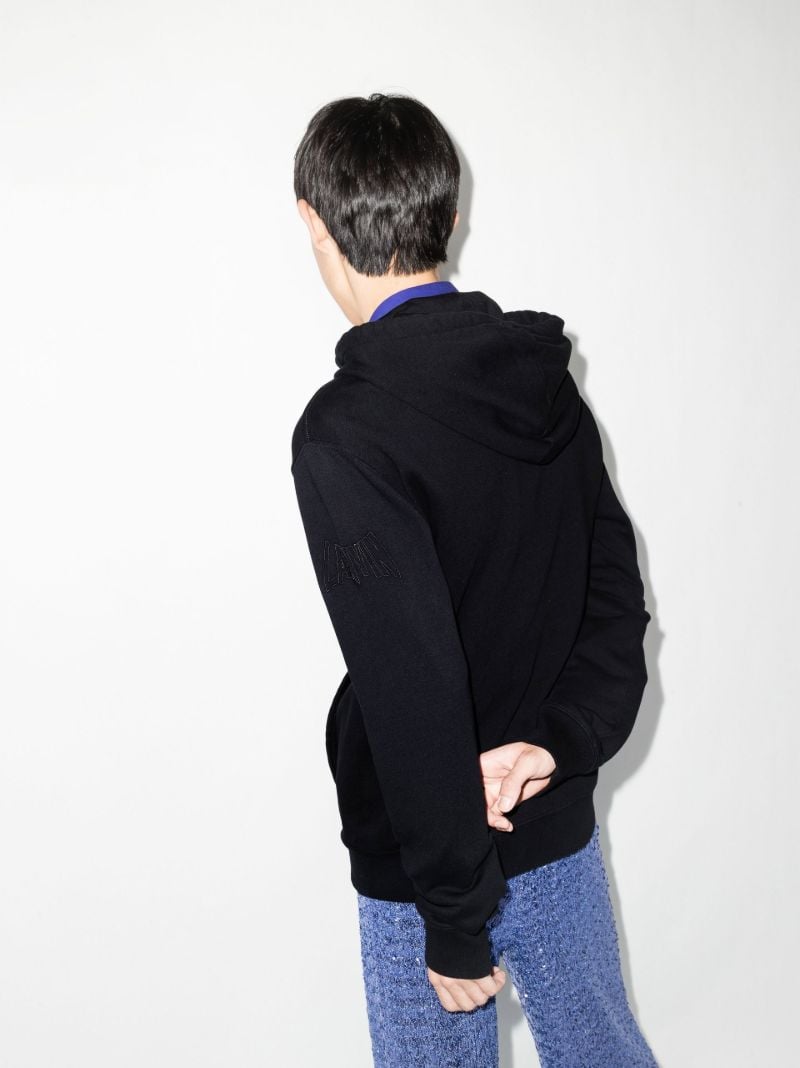 Black Batman Logo Cotton Sweatshirt