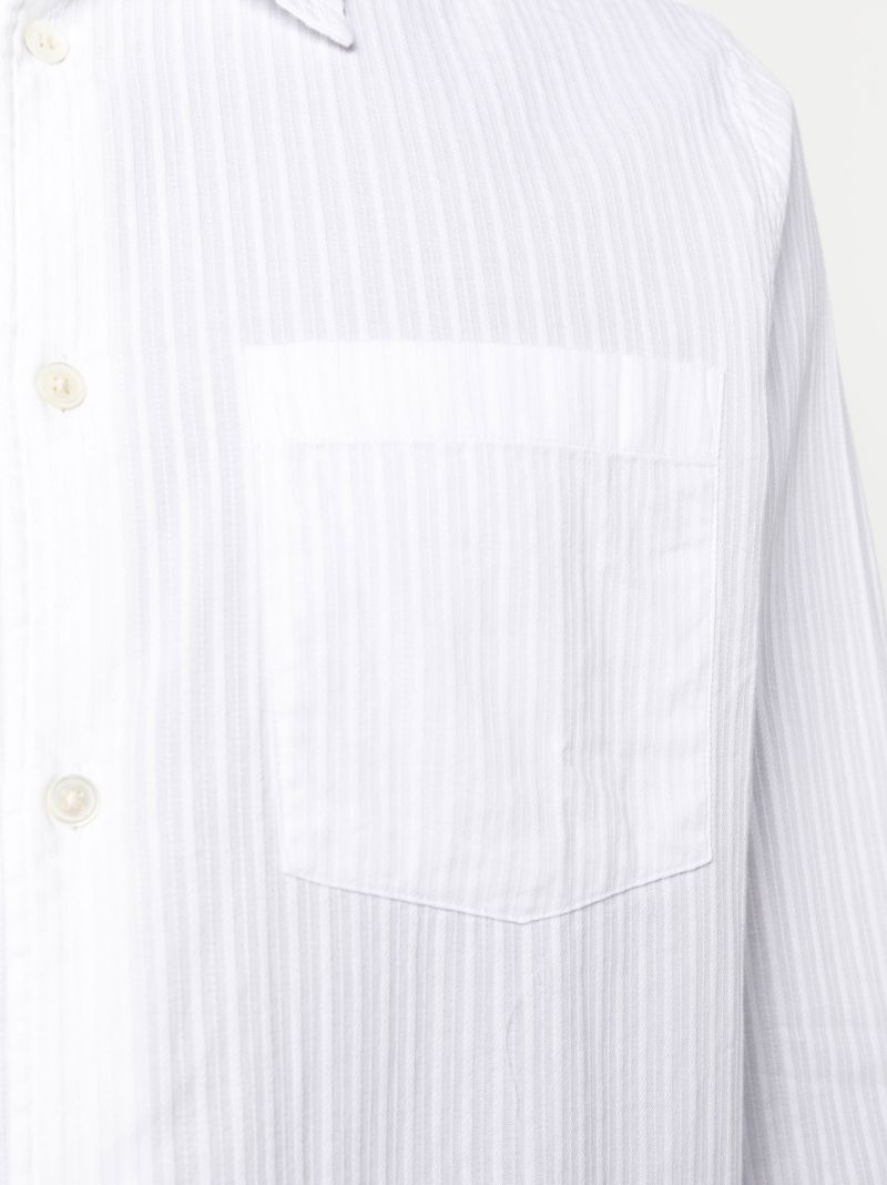 White Timothy Dobby Stripe Shirt