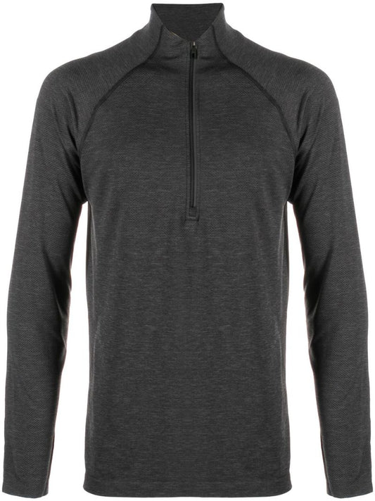 Black Metal Vent Tech Half-zip Running Top