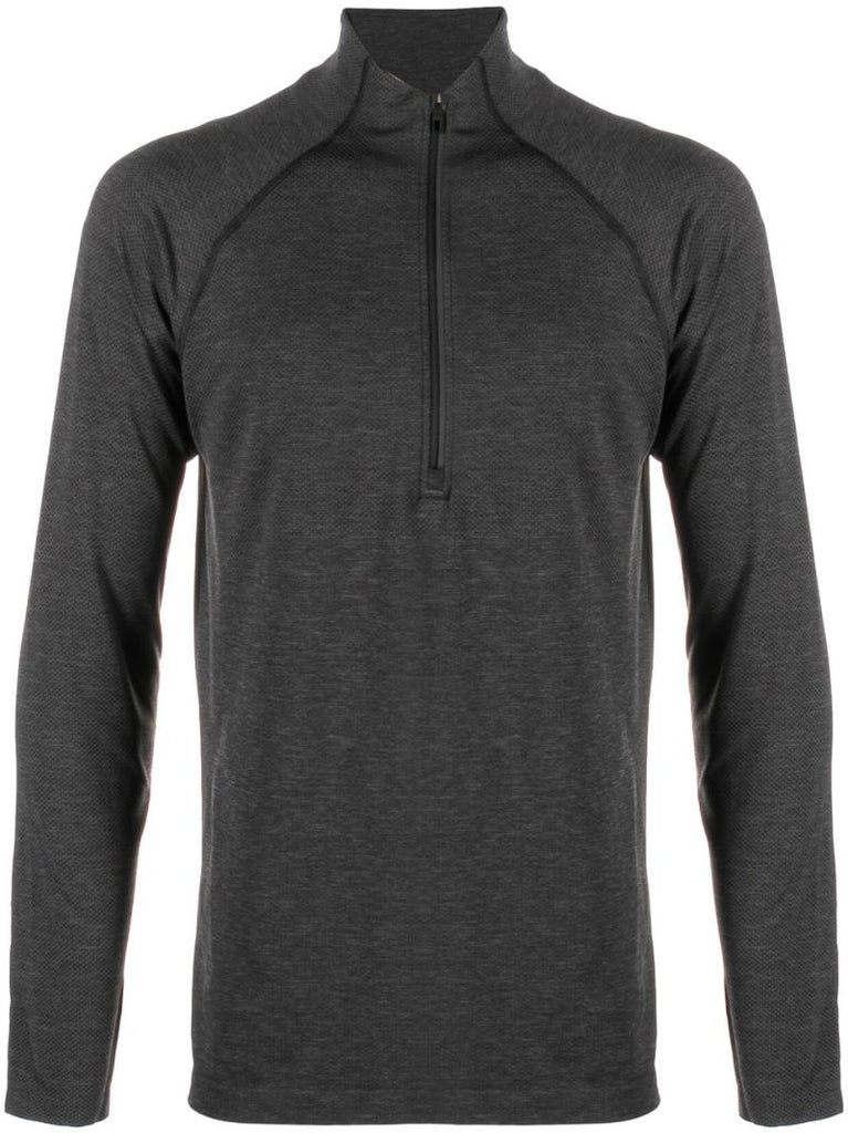 Black Metal Vent Tech Half-zip Running Top