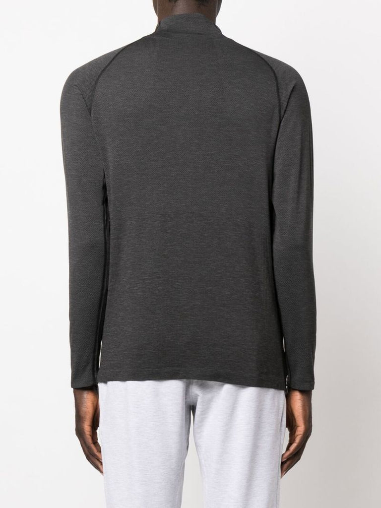 Black Metal Vent Tech Half-zip Running Top