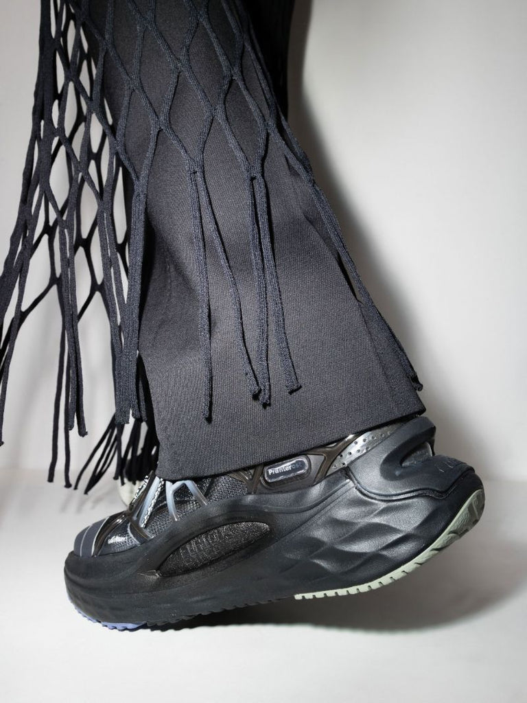 X Li-ning Black Furious Rider Low-top Mesh Sneakers