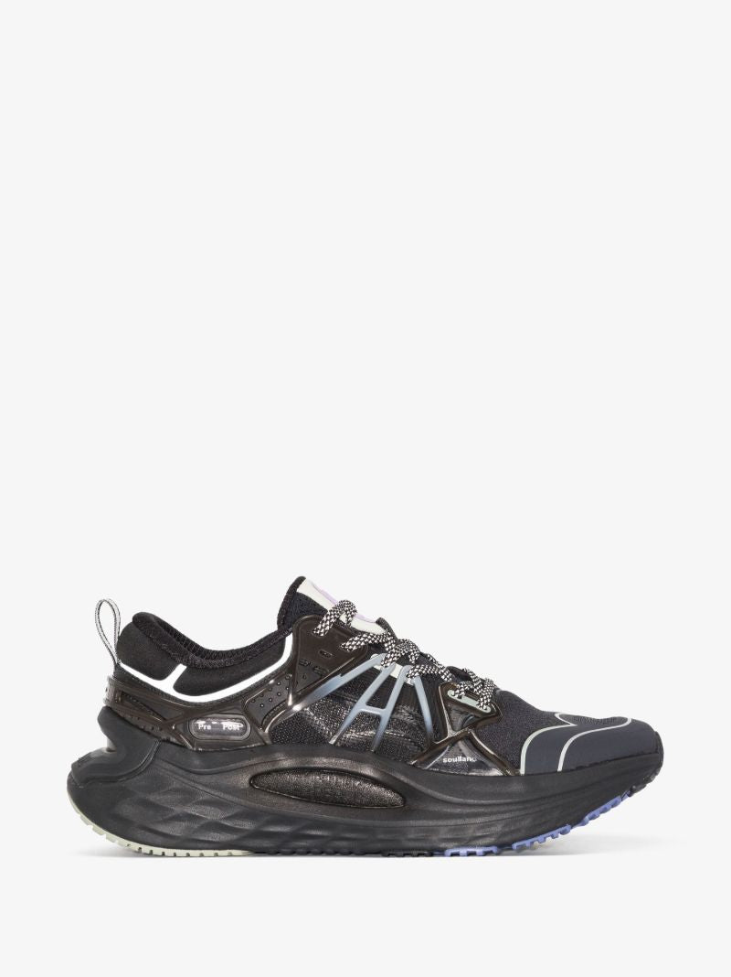 X Li-ning Black Furious Rider Low-top Mesh Sneakers