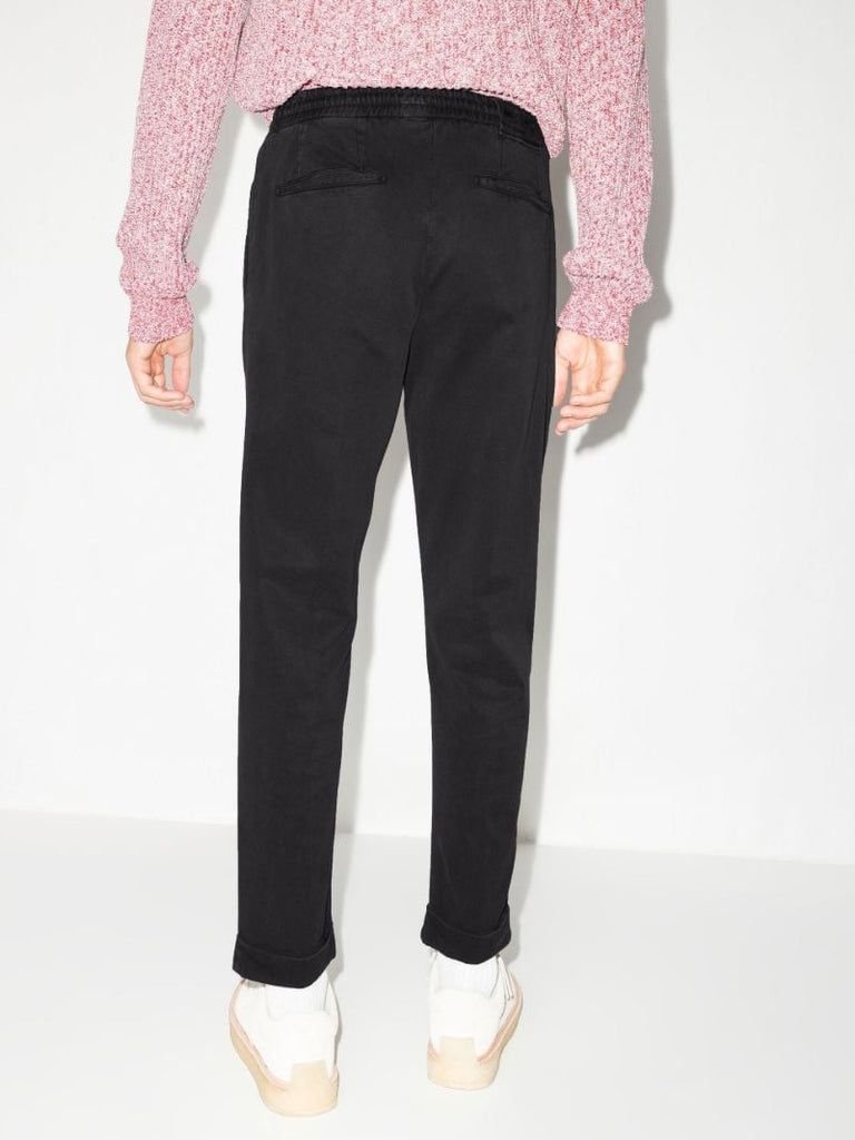 Blue Straight-leg Trousers