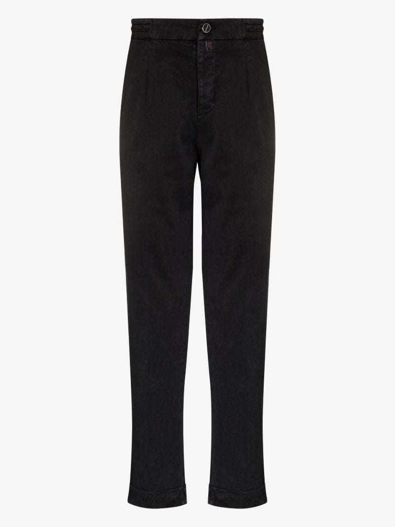 Blue Straight-leg Trousers