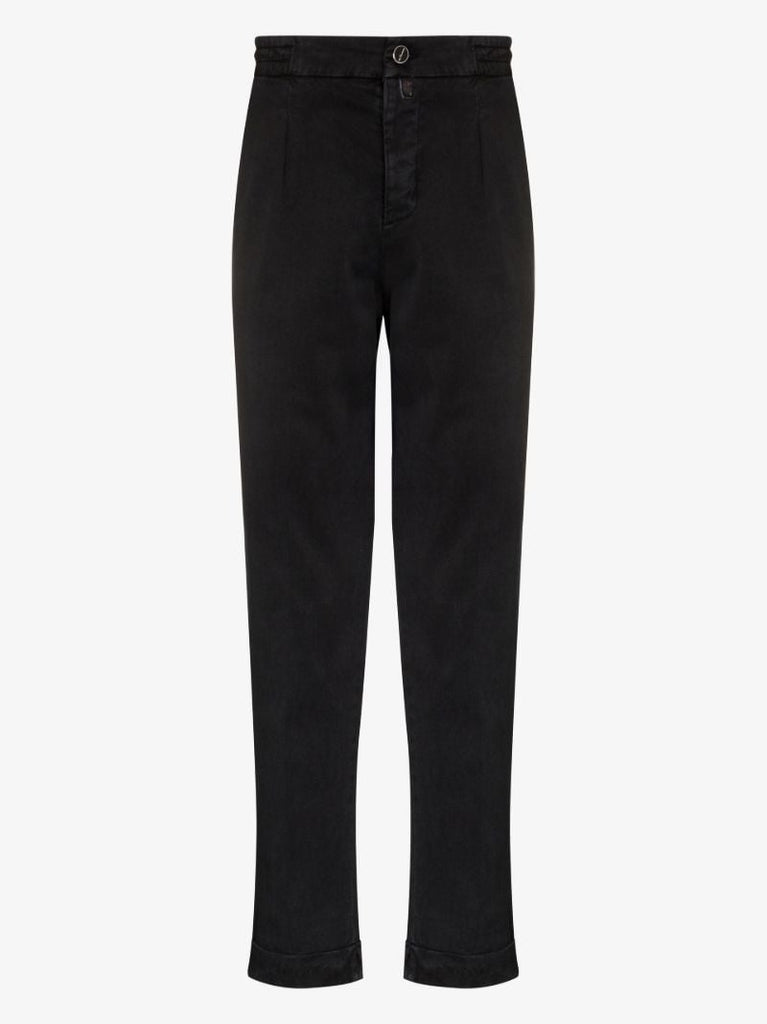 Blue Straight-leg Trousers