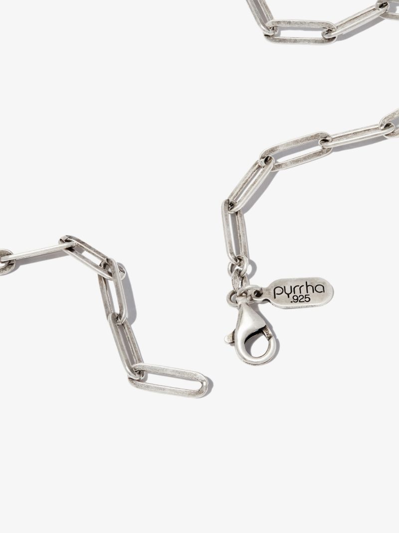 Sterling Silver Strength and Resilience Chain Necklace