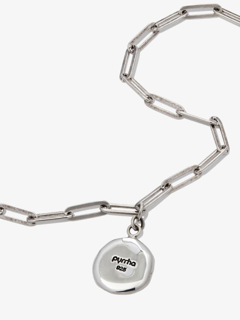 Sterling Silver Strength and Resilience Chain Necklace