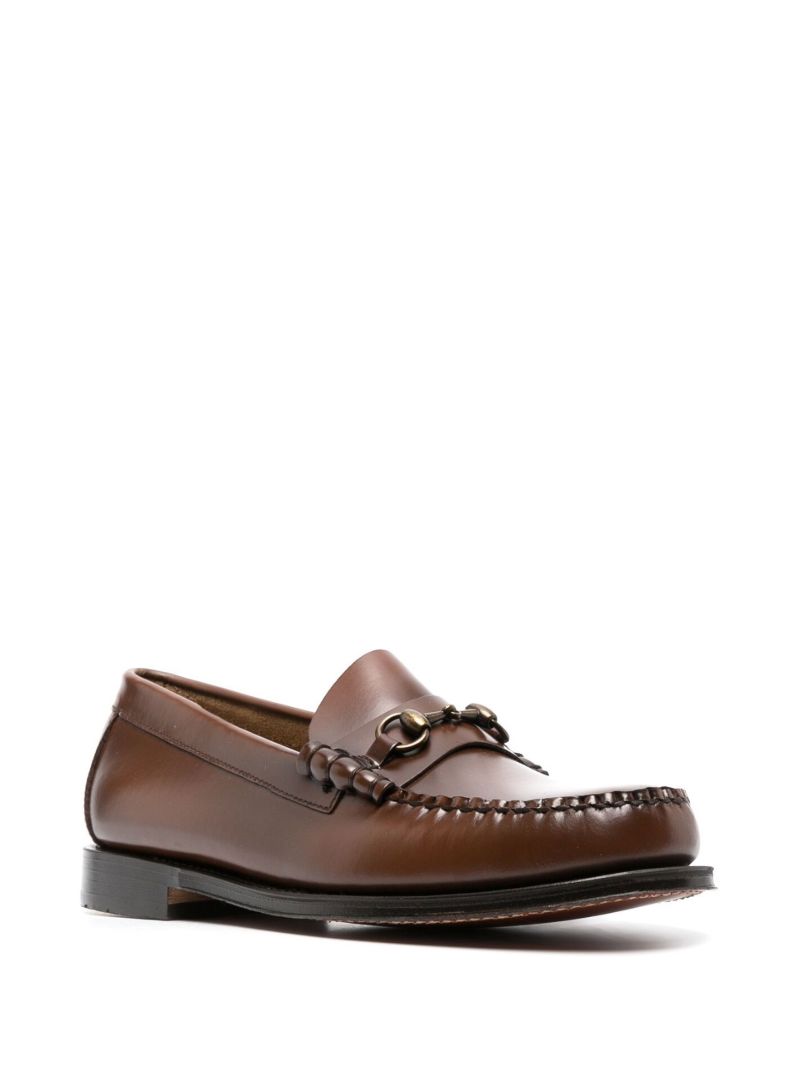 Brown Lincoln Heritage Leather Loafers