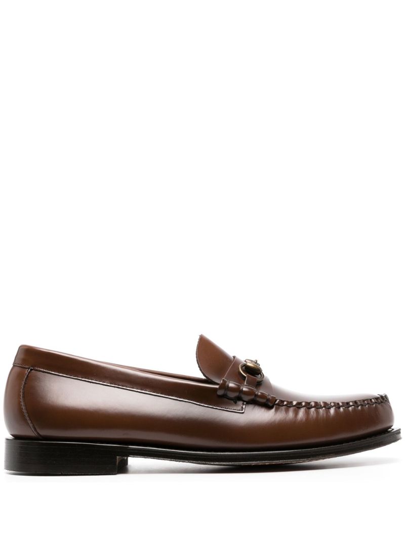 Brown Lincoln Heritage Leather Loafers