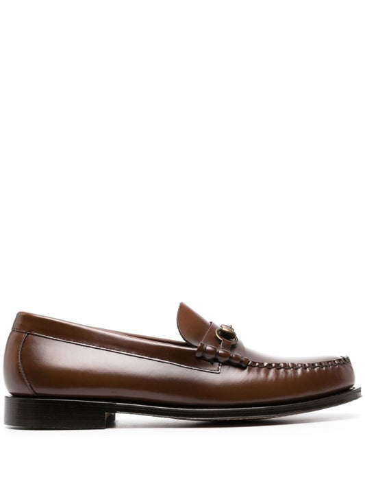 Brown Lincoln Heritage Leather Loafers