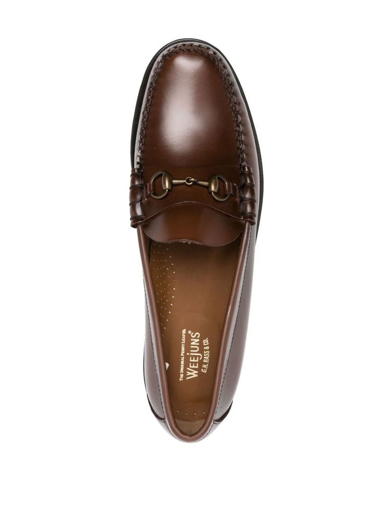 Brown Lincoln Heritage Leather Loafers
