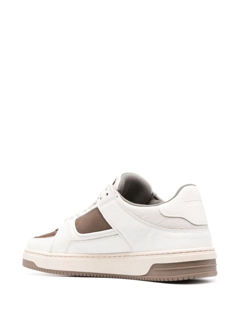 White Apex Low-top Leather Sneakers