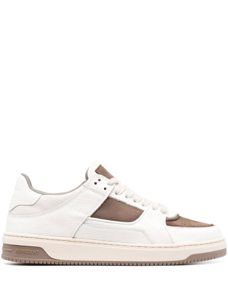 White Apex Low-top Leather Sneakers