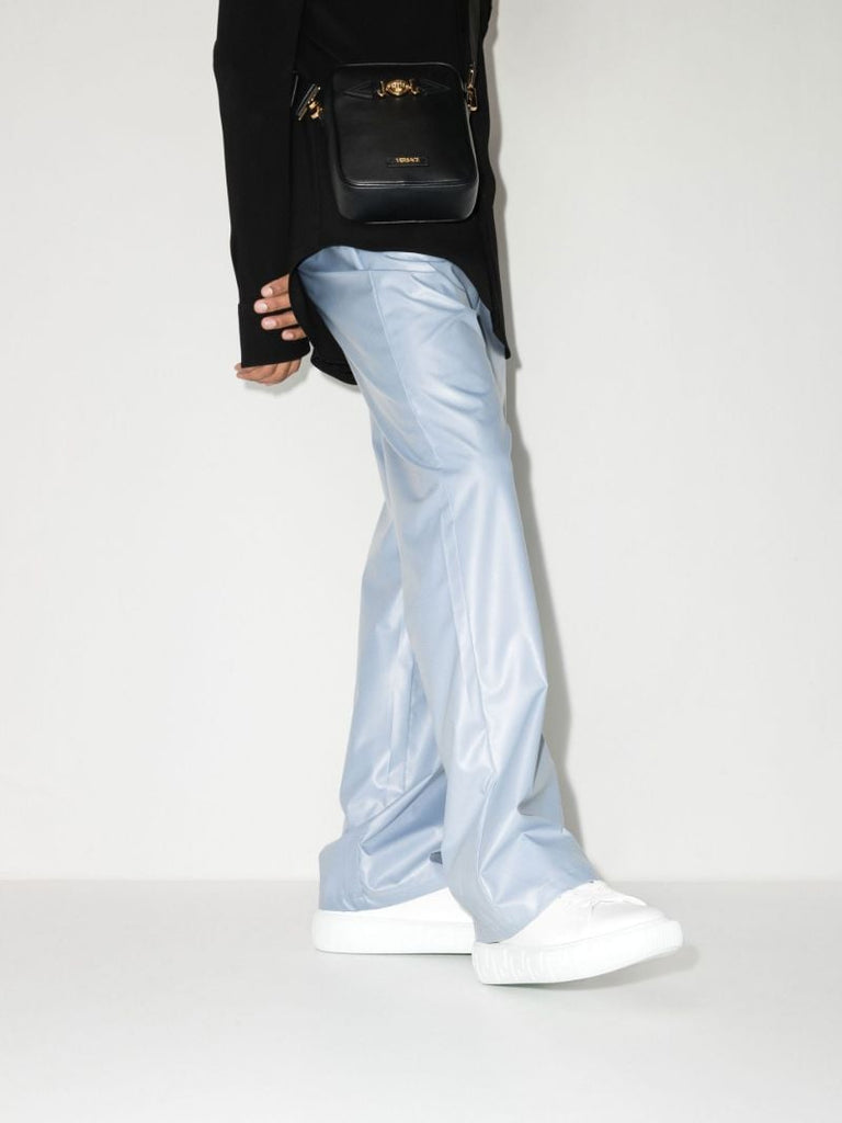White Greca Leather Sneakers