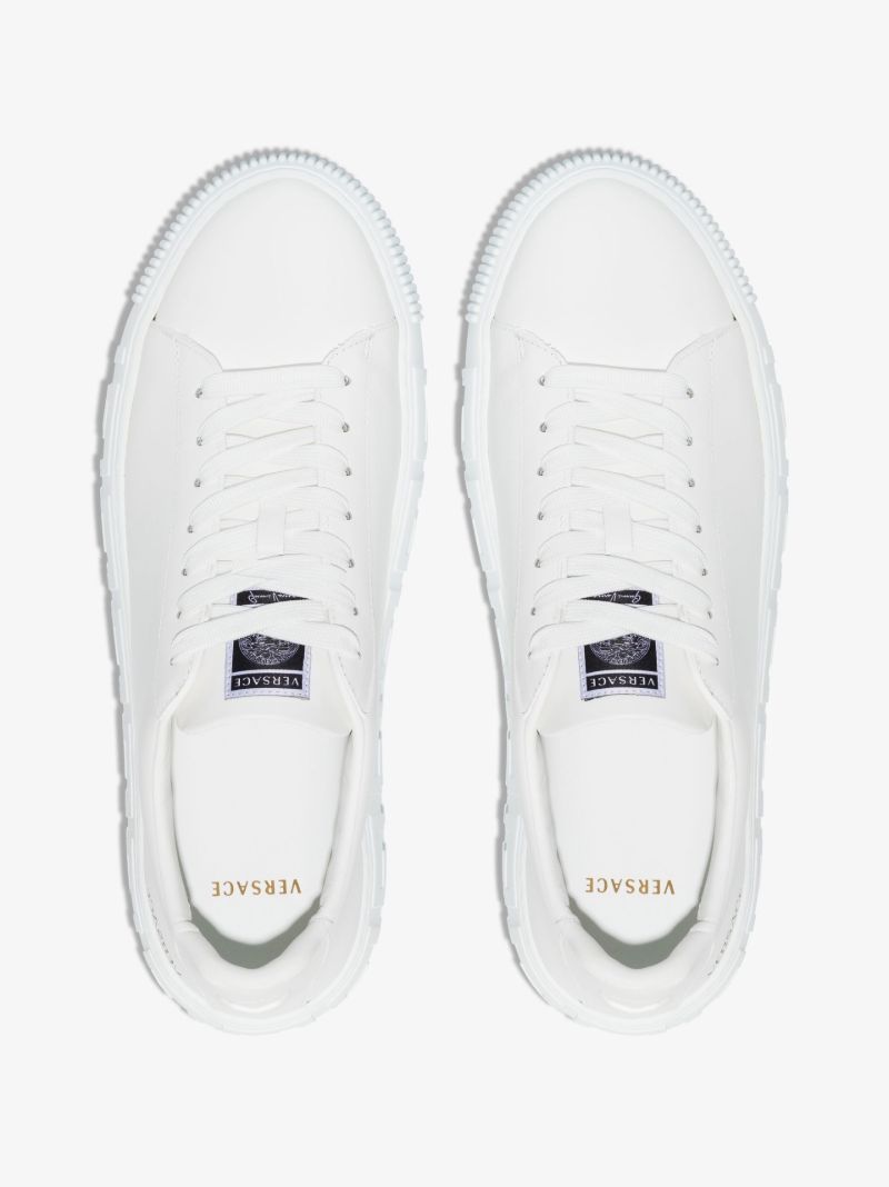 White Greca Leather Sneakers