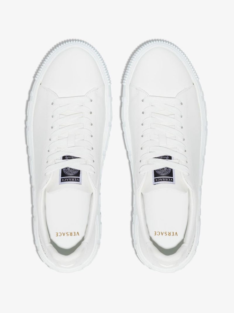 White Greca Leather Sneakers