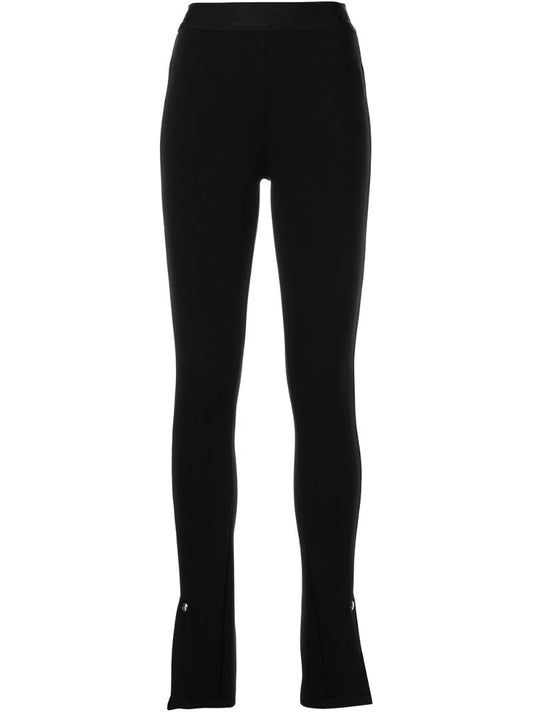 Black Maelee Split Cuff Trousers