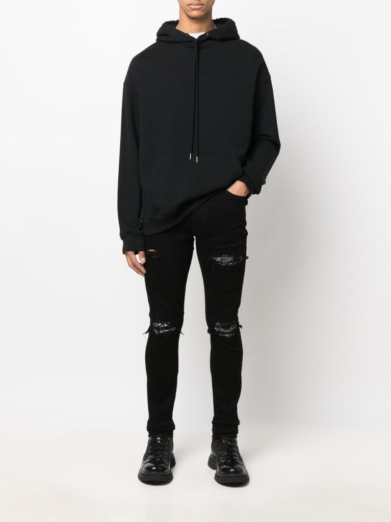 Black Mx1 Bandana Skinny Jeans