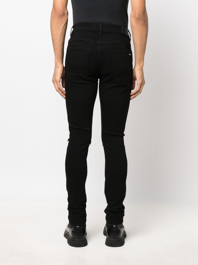 Black Mx1 Bandana Skinny Jeans