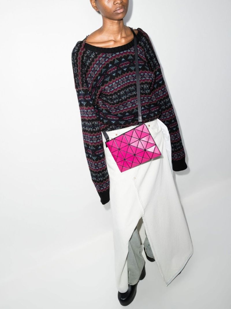Pink Lucent Cross Body Bag