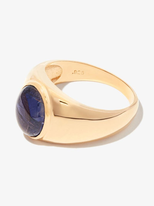 Gold Vermeil Classico Iolite Signet Ring