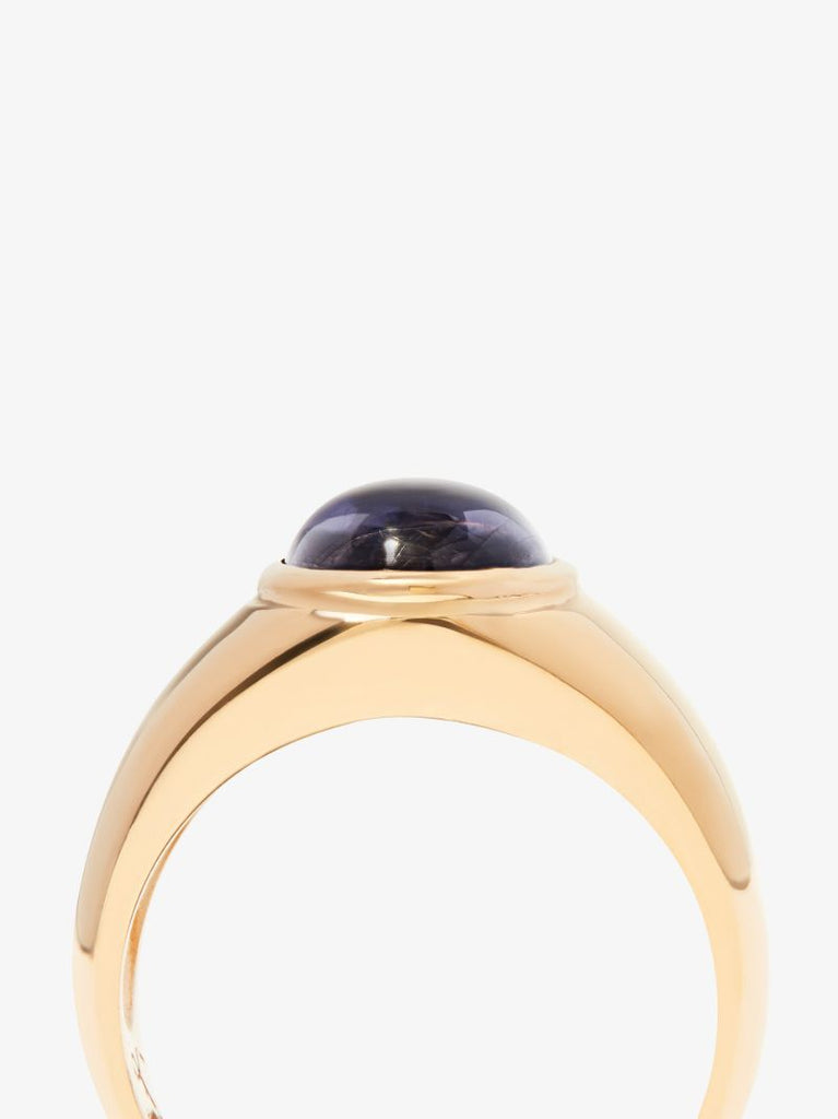 Gold Vermeil Classico Iolite Signet Ring