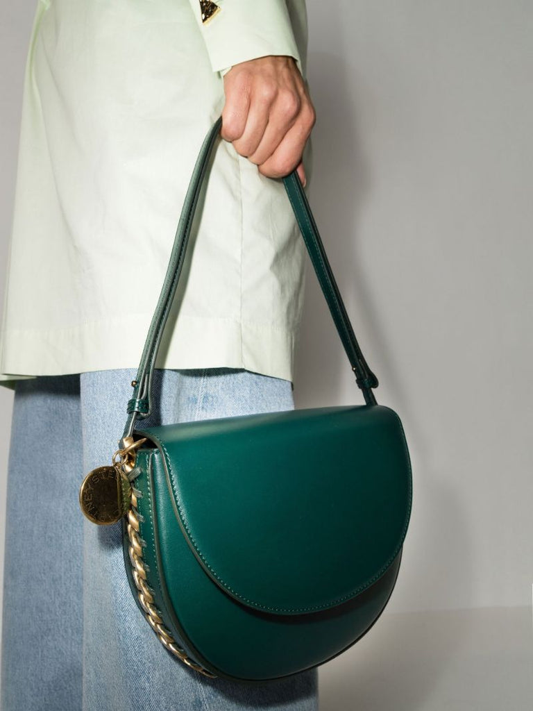 Green Frayme Medium Shoulder Bag