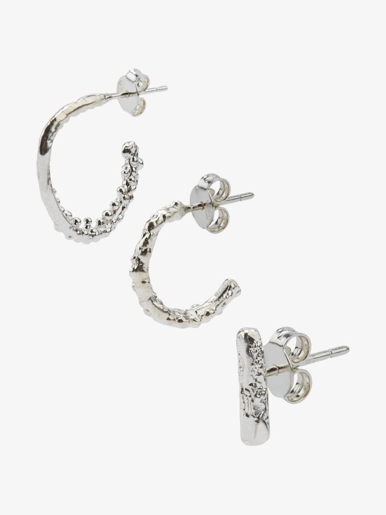 Sterling Silver the Starry Night Earring Set