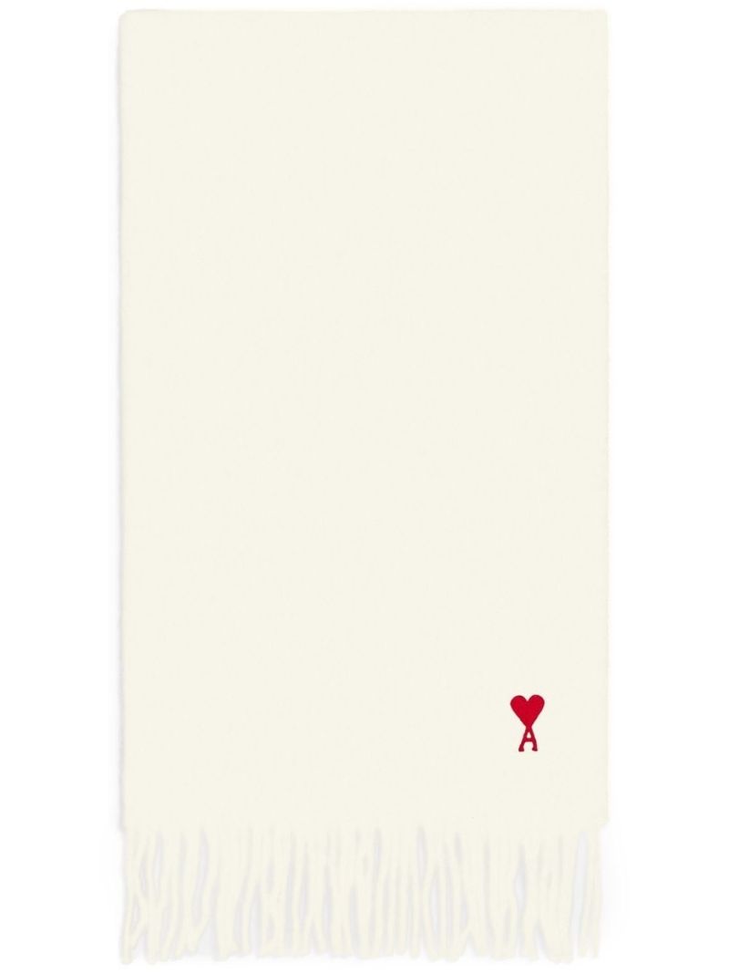White Ami De Coeur Scarf