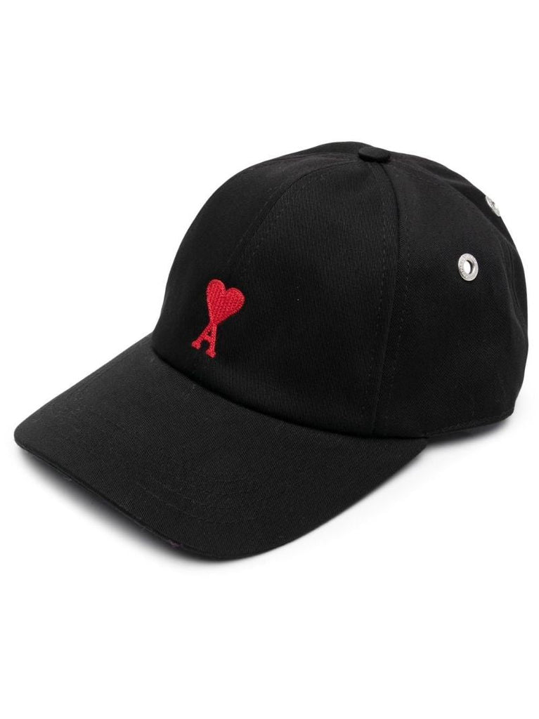 Black Ami De Coeur Cotton Baseball Hat