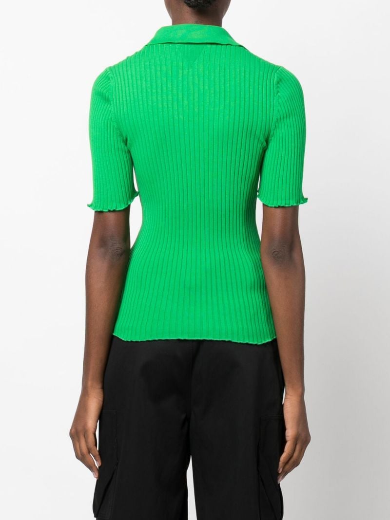 Green Cotton Polo Shirt