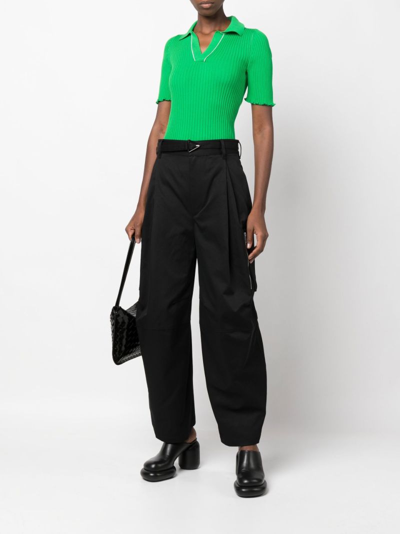 Green Cotton Polo Shirt